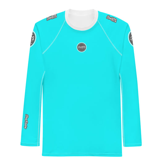 Neon Blue RashGuard